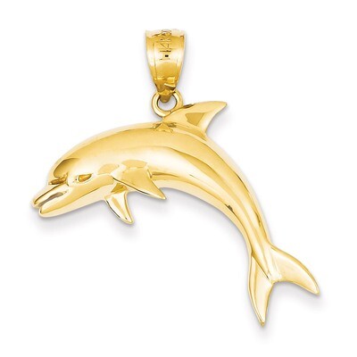 Dolphin Pendant 14k Gold C28, MPN: C28, 886774088877