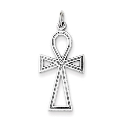 Ankh Cross Pendant 14k White Gold CH142, MPN: CH142, 883957430577