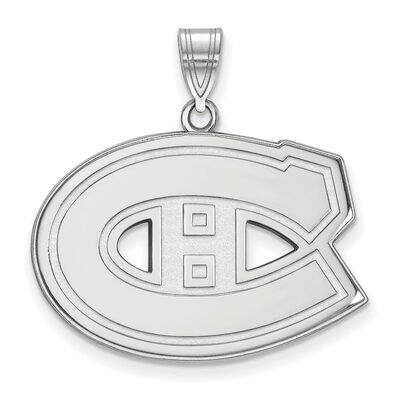 Montreal Canadiens Large Pendant 14k White Gold 4W004CAN, MPN: 4W004CAN, 886774736570