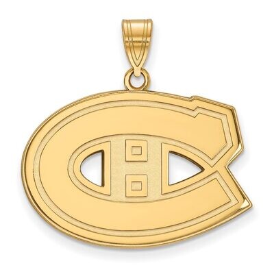 Montreal Canadiens Large Pendant 14k Yellow Gold 4Y004CAN, MPN: 4Y004CAN, 886774738666