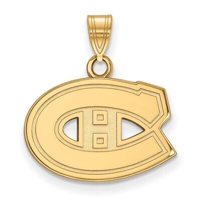 Montreal Canadiens Small Pendant 14k Yellow Gold 4Y002CAN, MPN: 4Y002CAN, 886774738246