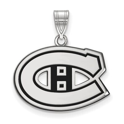 Montreal Canadiens Medium Enamel Pendant Sterling Silver SS019CAN, MPN: SS019CAN, 886774747767