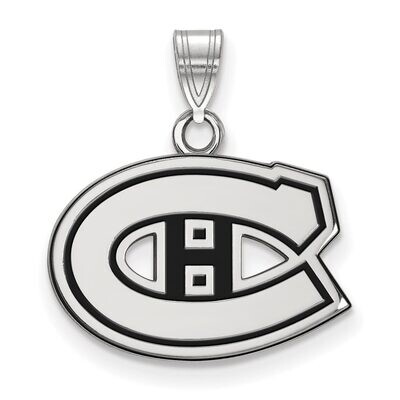 Montreal Canadiens Small Enamel Pendant Sterling Silver SS015CAN, MPN: SS015CAN, 886774747392