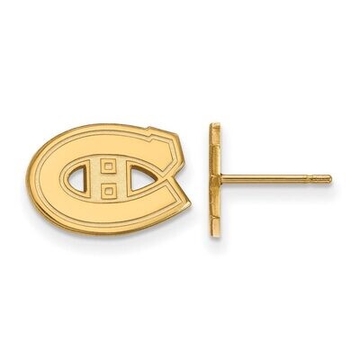 Montreal Canadiens x-Small Post Earring 10k Yellow Gold 1Y007CAN, MPN: 1Y007CAN, 886774804217