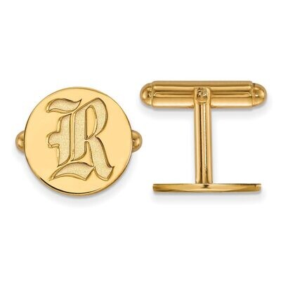 Rice University Cufflinkss 14k Yellow Gold 4Y009WMR, MPN: 4Y009WMR, 886774869650