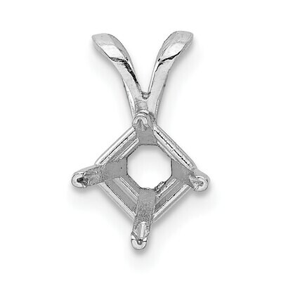 Princess 4-Prong TruSeatr 2.50mm Basket Setting Palladium PD2613, MPN: PD2613,