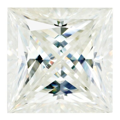 Moissanite Forever Brilliant 10mm Princess MT-1000-SQP-FB