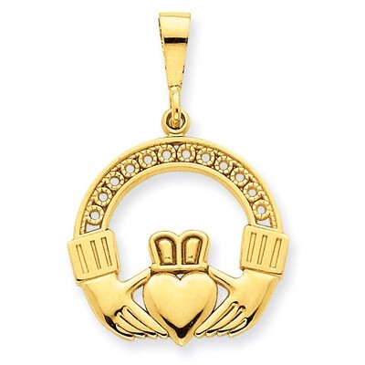 Claddagh Pendant 14k Gold C1754, MPN: C1754, 883957856063