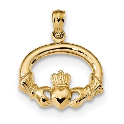 Claddagh Pendant 14k Gold Polished K5937, MPN: K5937, 883957831084