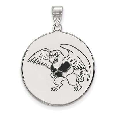 Missouri Western State University XLarge Enamel Disc Pendant Sterling Silver SS003MWC, MPN: SS003MW…