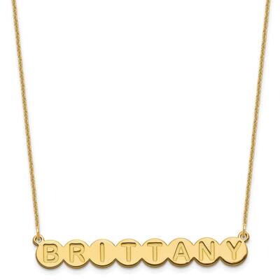 8 Letter Bubble Necklace 14k Gold XNA1318Y, MPN: XNA1318Y,
