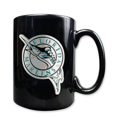 Florida Marlins 15oz Black Ceramic Mug GC790, MPN: GC790, 89006604931