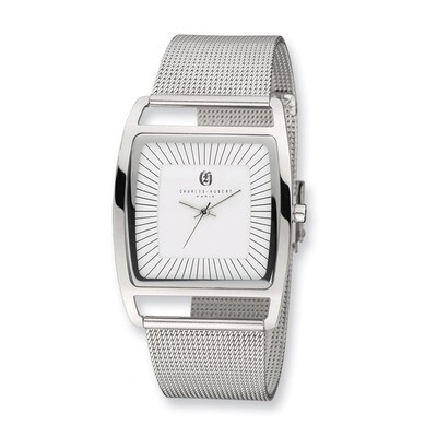 Charles Hubert Stainless Steel White Dial Milanese Band Watch XWA4288, MPN: XWA4288, 848870005639