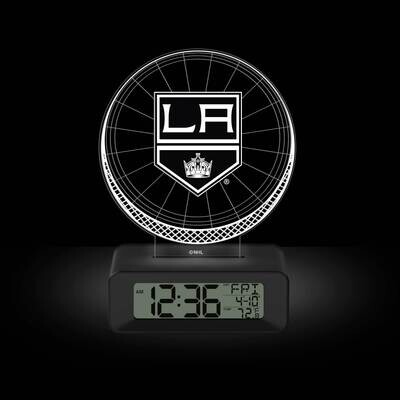 Game Time Los Angeles Kings LED 3D Illusion Alarm Clock GM25318-LA, MPN: GM25318-LA, 81006814137