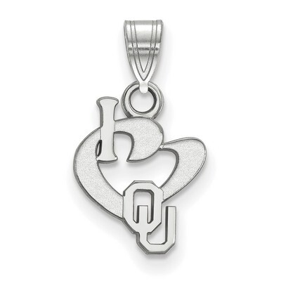 University of Oklahoma Small I Love Logo Pendant Sterling Silver SS020UOK, MPN: SS020UOK, 886774958…