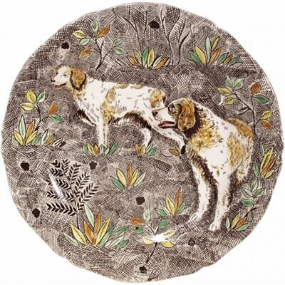 Gien Rambouillet Dessert Plate Spaniel 0126CAD326, MPN: 0126CAD326, 840769007885
