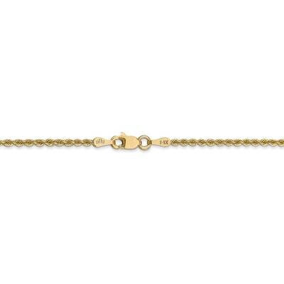 28 Inch 2mm Regular Rope Chain 14k Yellow Gold 014S-28, MPN: 014S-28, 883957988849