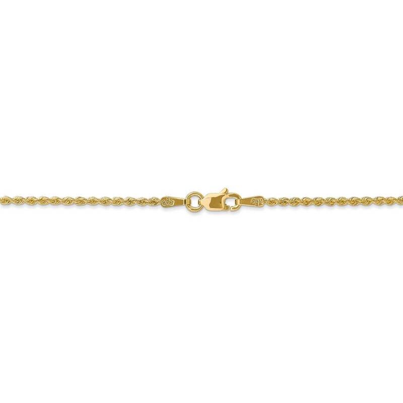 28 Inch 1.50mm Regular Rope Chain 14k Yellow Gold 012S-28, MPN: 012S-28, 883957838014