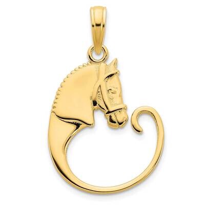 Horse Pendant 14k Gold D5096, MPN: D5096, 196904071083