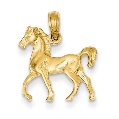 Standing Horse Pendant 14k Gold C3504, MPN: C3504, 637218001361