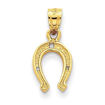 Horse Shoe Pendant 14k Gold K2741, MPN: K2741, 886774618142