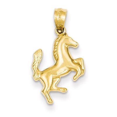 Trotting Horse Pendant 14k Gold YC630, MPN: YC630, 886774136226