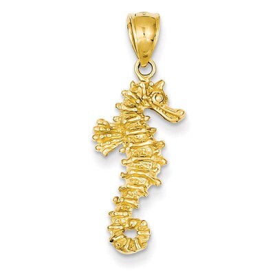 Sea Horse Pendant 14k Gold K2983, MPN: K2983, 637218040889