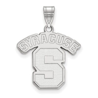 Syracuse University Large Pendant Sterling Silver SS004SYU, MPN: SS004SYU, 886774699066