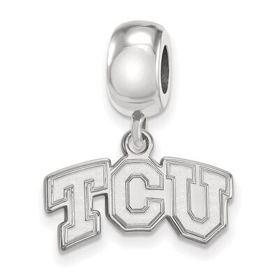 Texas Christian University Bead Charm Extra Small Dangle Sterling Silver SS014TCU, MPN: SS014TCU, 8…