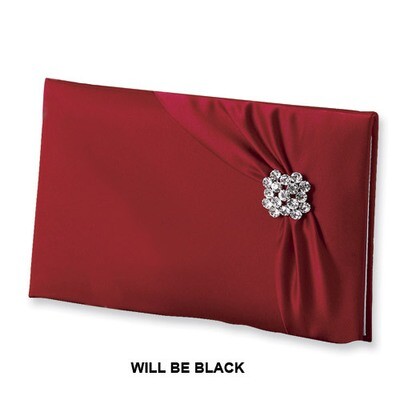 Black Garbo (holds 600 signatures) Guest Book GM4048