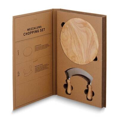 Cardboard Book Mezzaluna Chopper Set GM24907, MPN: GM24907, 886083721205