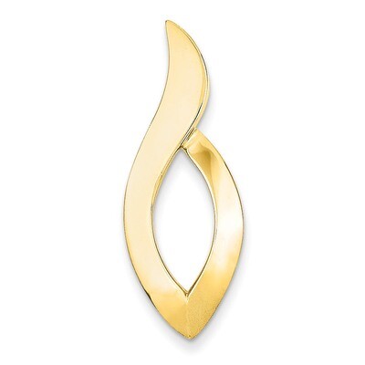 Fits up to 6mm on Regular &amp; 8mm on Fancy Reversible Fancy Omega Slide 14k Gold SL335, MPN: SL335, 8…
