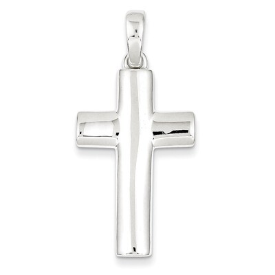 Cross Pendant Sterling Silver Polished QC6663, MPN: QC6663, 883957479149