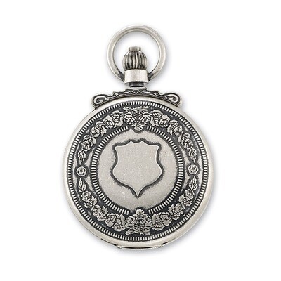 Charles Hubert Antique Skeleton Pocket Watch Chrome Finish XWA3349, MPN: XWA3349, 811233018546