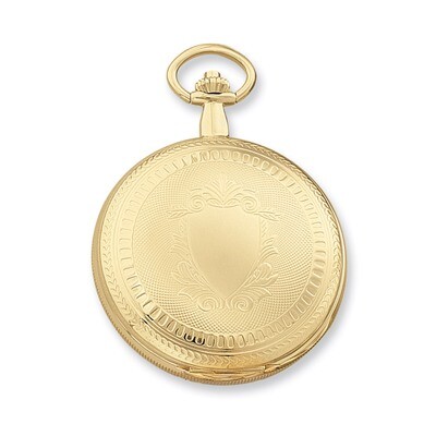 Charles Hubert Gold Finish Skeleton Dial Pocket Watch XWA4352, MPN: XWA4352, 848870002034