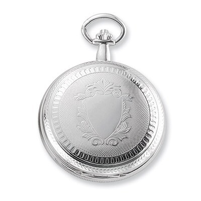 Charles Hubert Chrome-Finish Skeleton Dial Pocket Watch XWA4351, MPN: XWA4351, 848870002027