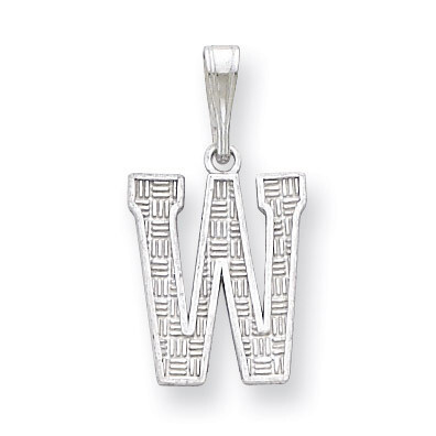 Initial W Charm Sterling Silver QC2762W, MPN: QC2762W, 883957906706