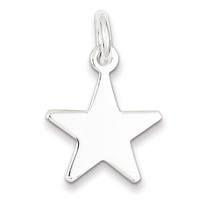 Star Pendant Sterling Silver QC6055, MPN: QC6055, 886774759791
