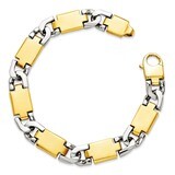 Fancy Link Chain 24 Inch 14k Two-Tone Gold LK543-24, MPN: LK543-24, 886774404929