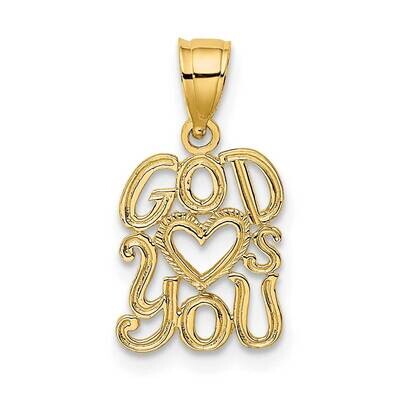God Heart&#39;S You Charm 14k Gold C4435, MPN: C4435, 637218016631