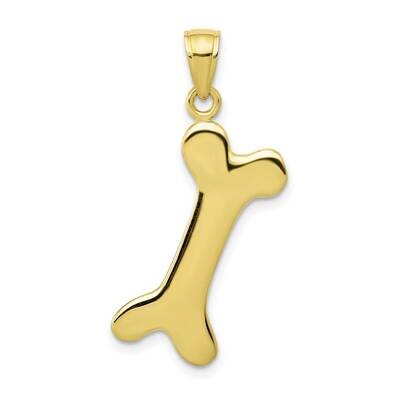 3-D Dog Bone Pendant 10k Gold 10C2361, MPN: 10C2361,