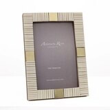 Addison Ross White Striped Bone Photo Frame 4 x 6 Inch Bone FR6706, MPN: FR6706, UPC/EAN: 502404318…