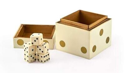 Tizo Bone Dice Gold Box W193DICE, MPN: W193DICE,