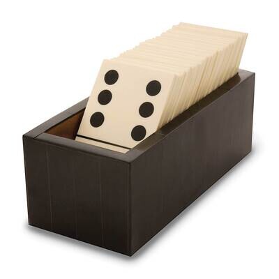 Black and White Horn Bone Domino Set GM22518, MPN: GM22518,