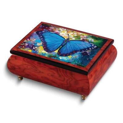 Artist Simon Bull Blue Morpho Music Box GM24728, MPN: GM24728,