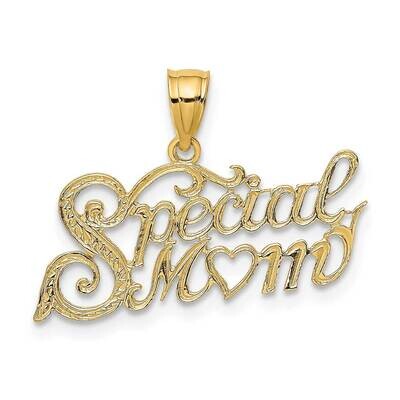 Special Mom Charm 14k Gold C2984, MPN: C2984, 637218032846