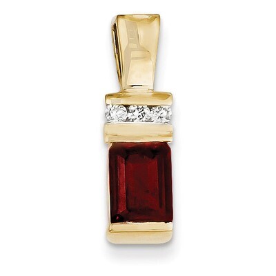 2mm Omega,4mm Reversible, 8x6mm Emerald Cut Slide Mounting 14k Gold XS799, MPN: XS799,