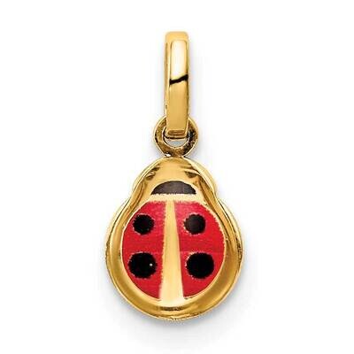 Enamel Ladybug Charm 14k Gold C4786, MPN: C4786, 191101902642