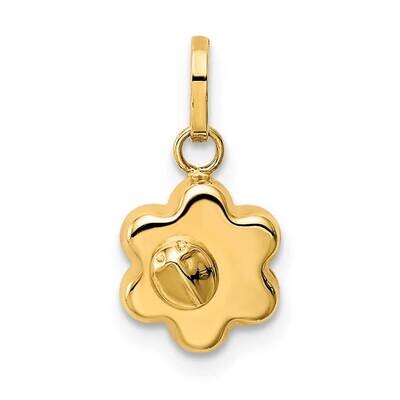 Ladybug on a Flower Charm 14k Gold YC1417, MPN: YC1417, 191101903281