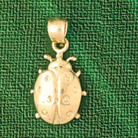 Dazzlers Jewelry Ladybug Pendant Necklace Charm Bracelet in Yellow, White or Rose Gold 3180, MPN: D…